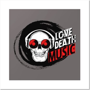 Love Death Music Posters and Art